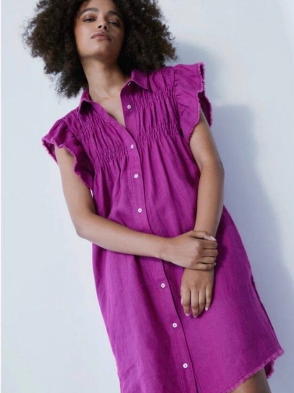 MELISSA NEPTON Sunset Shirtdress